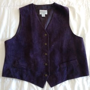 Vintage suede vest